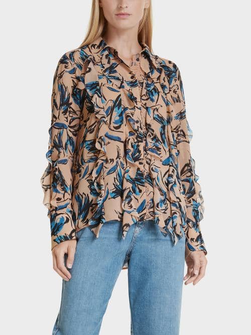 womens bird blouse